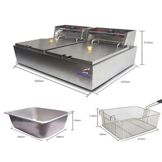 Bếp chiên nhúng điện SUNNY 5000W nhiệt độ cao, sôi cực nhanh