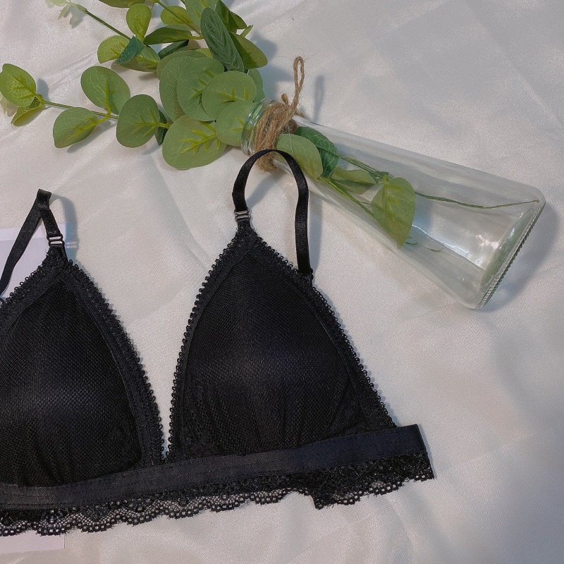 Grid Black Bralette - Áo lót ren lưới sexy dễ thương thoải mái | BigBuy360 - bigbuy360.vn