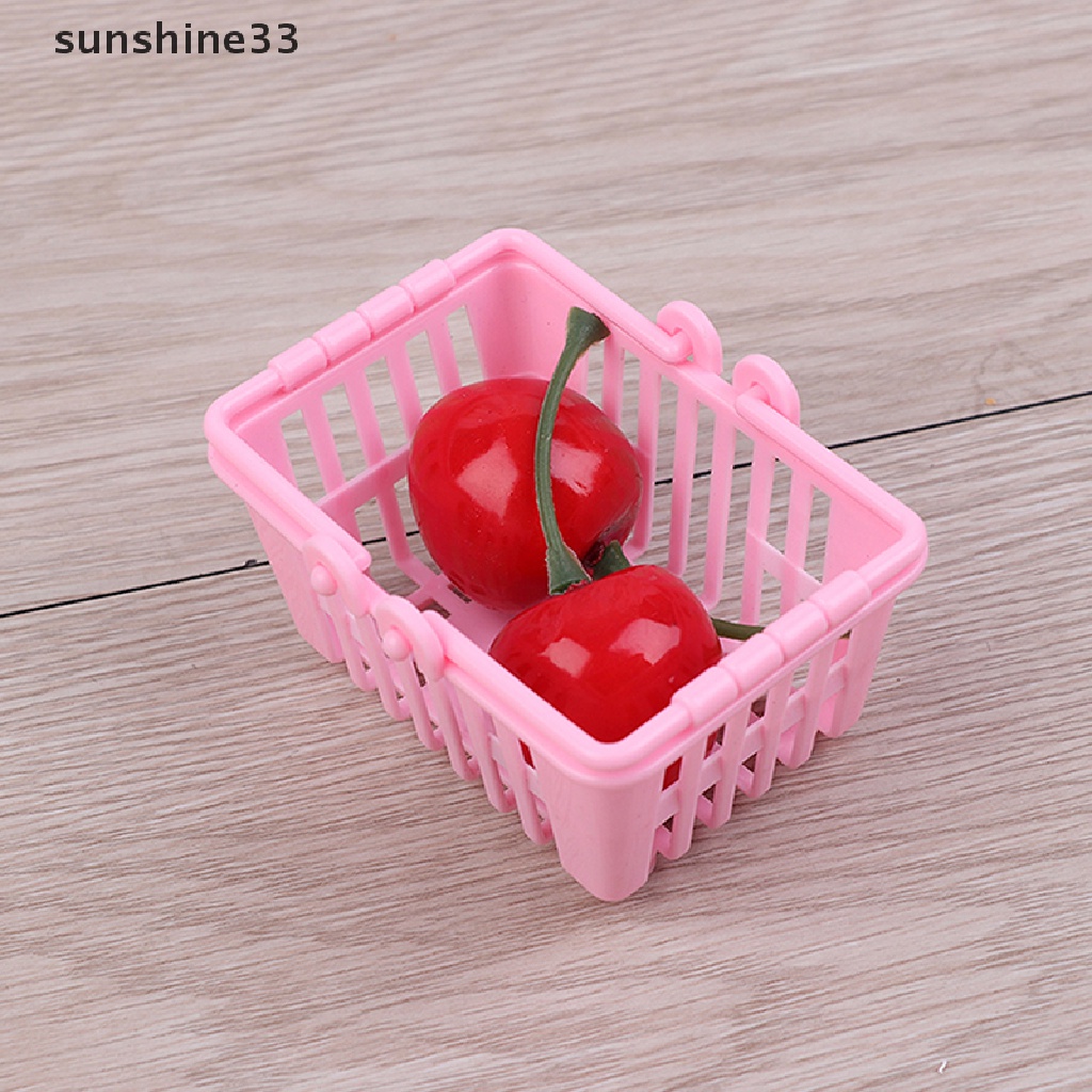 1 Giỏ Xách Tay Mua Sắm Siêu Thị Mini Cho Nhà Búp Bê