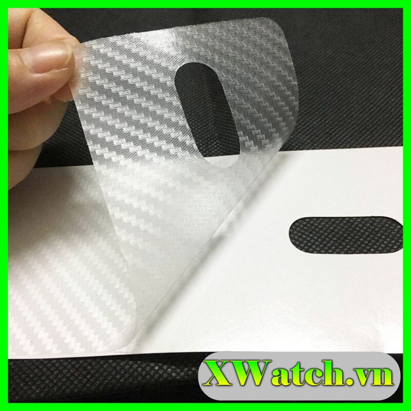 Miếng dán Carbon chống vân tay Xiaomi Mi 8 pro Redmi 6/6a, K30 pro , k20 pro K30 K40 gaming Mi 11 lite Note 10 5g 4g ...