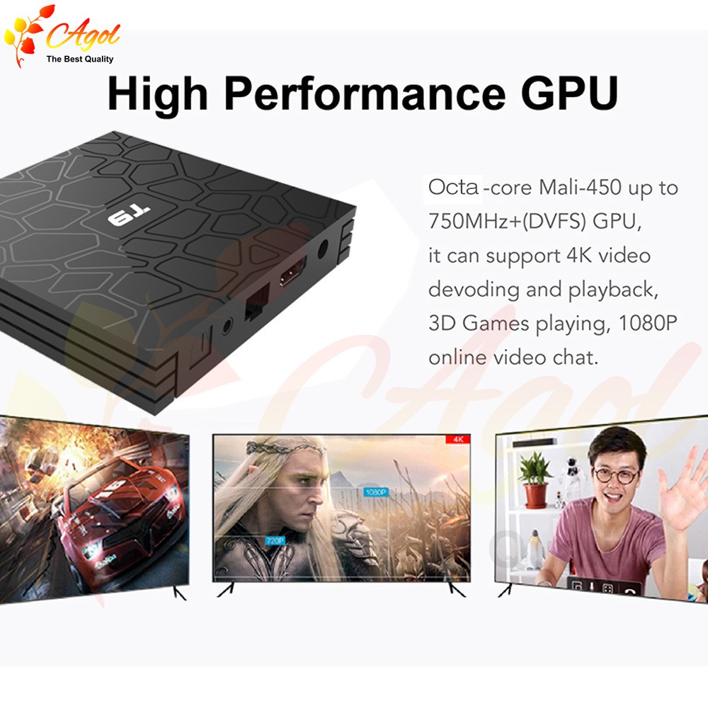 android tivi box 4g ram 32g rom andorid 8 có điều khiển giọng nói đèn nền phiên bản mới cài sẵn các ứng dụng