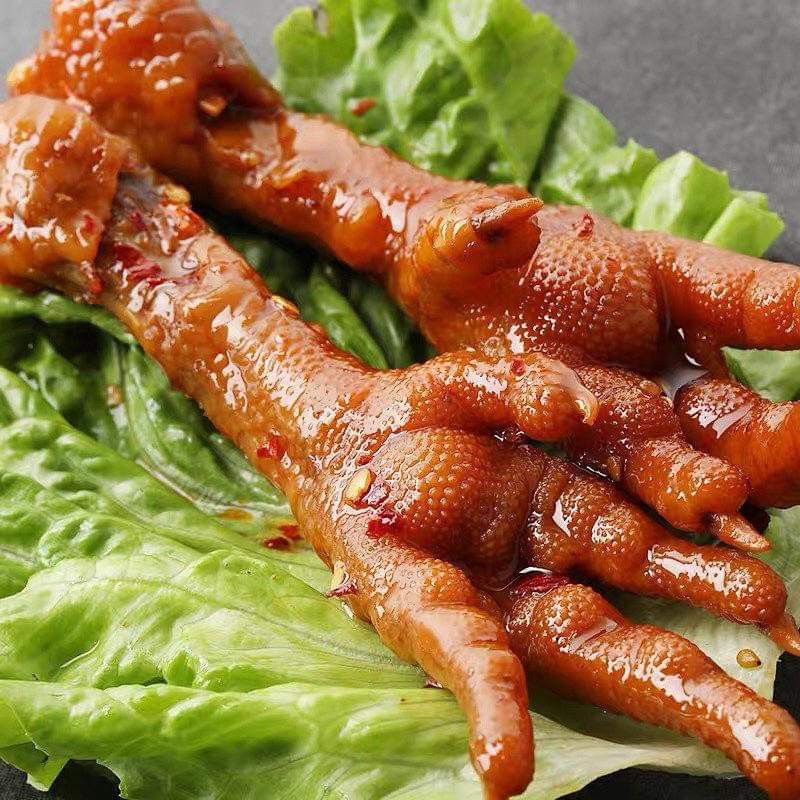Chân gà muối cay xì dầu vàng đỏ Tứ Xuyên 32gram | BigBuy360 - bigbuy360.vn