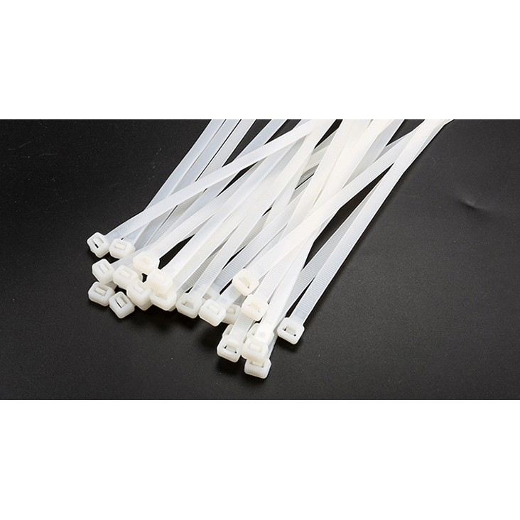 Dây rút nhựa, dây thít nhựa 5x250 / 5x300 / 8x300 / 8x400 / 10x500 trắng - đen
