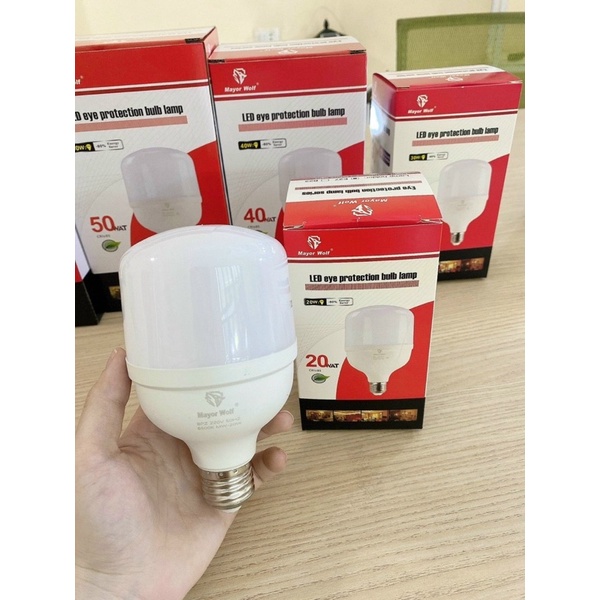 🌼🌺🌸 Đèn led bulb trụ điện 220V chính hãng Mayor Wolf 🌼🌺🌸