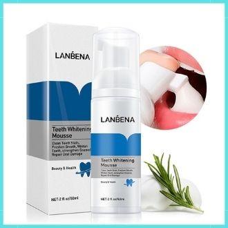 Kem Tẩy Trắng Răng Lanbena 60ml , Làm Trắng Sáng Răng, Tẩy Sạch Vết Ố Vàng, Khử Mùi Hôi Miệng