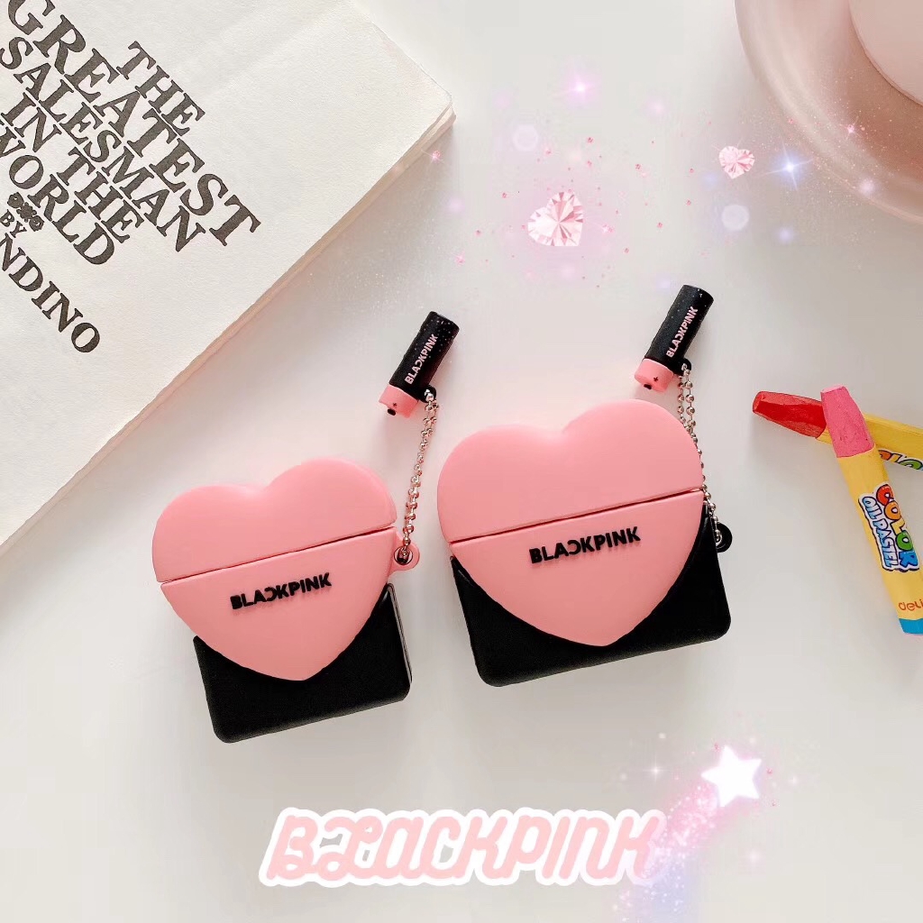 Vỏ bảo vệ hộp đựng tai nghe Airpod 1/2/3 phong cách Blackpink thời trang