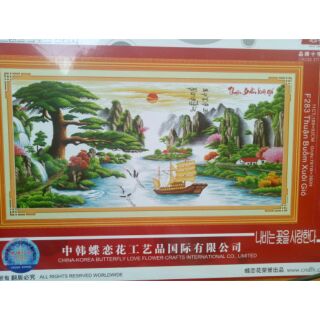 Tranh thêu phong cảnh yf283