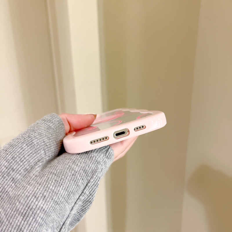 Ốp Điện Thoại Nhựa Acrylic Phối Ren Cho Iphone 13Pro / 12Promax / 11Pro / xs / 7 / 8 /