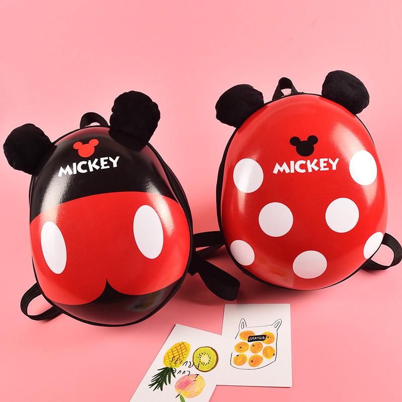 Hoạt Hình Túi Đi Học Cho Bé Trẻ Em Hoạt Hình Vỏ Cứng Ba Lô Mickey Vỏ Trứng Mẫu Giáo Schoolbag