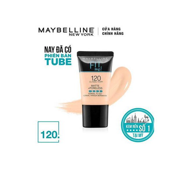 Kem Nền Mịn Nhẹ Kiềm Dầu Chống Nắng Fit Me Maybelline New York Matte SPF 22 5ml | BigBuy360 - bigbuy360.vn