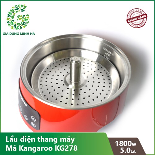 Lẩu điện thang máy Kangaroo 5L KG278/KG279 hàng chính hãng kèm video