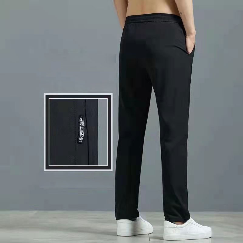 Quần Dài Thể Thao Ống Rộng Thoáng Khí Nhanh Khô Thời Trang Mùa Hè Cho Nam