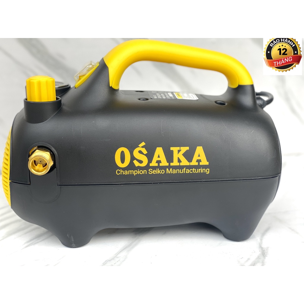Máy rửa xe osaka 2000w có chỉnh áp thế hệ 2022 tặng bình xit bot tuyết