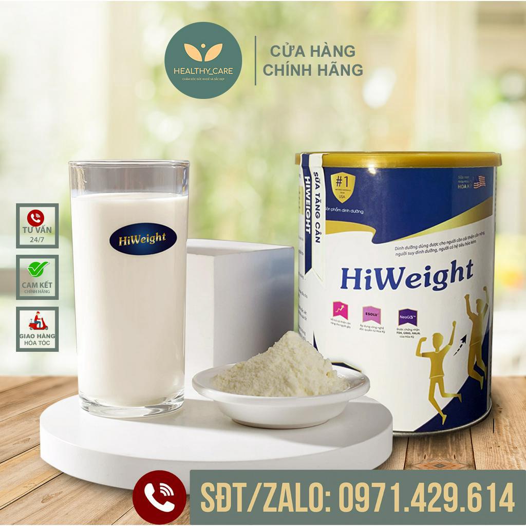 Sữa tăng cân Hiweight lon 650g  Sữa tăng cân cho người gầy, trẻ em và người lớn
