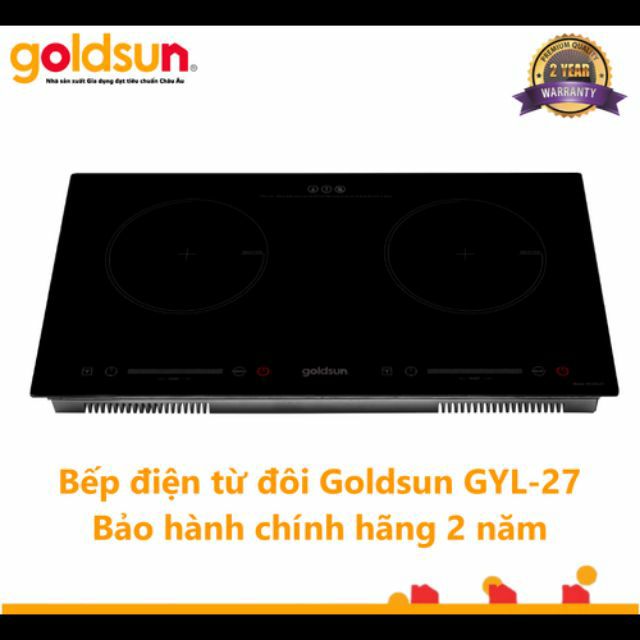 Bếp Điện Từ Đôi Goldsun IH-GYL27 (4000W) - Hàng chính hãng