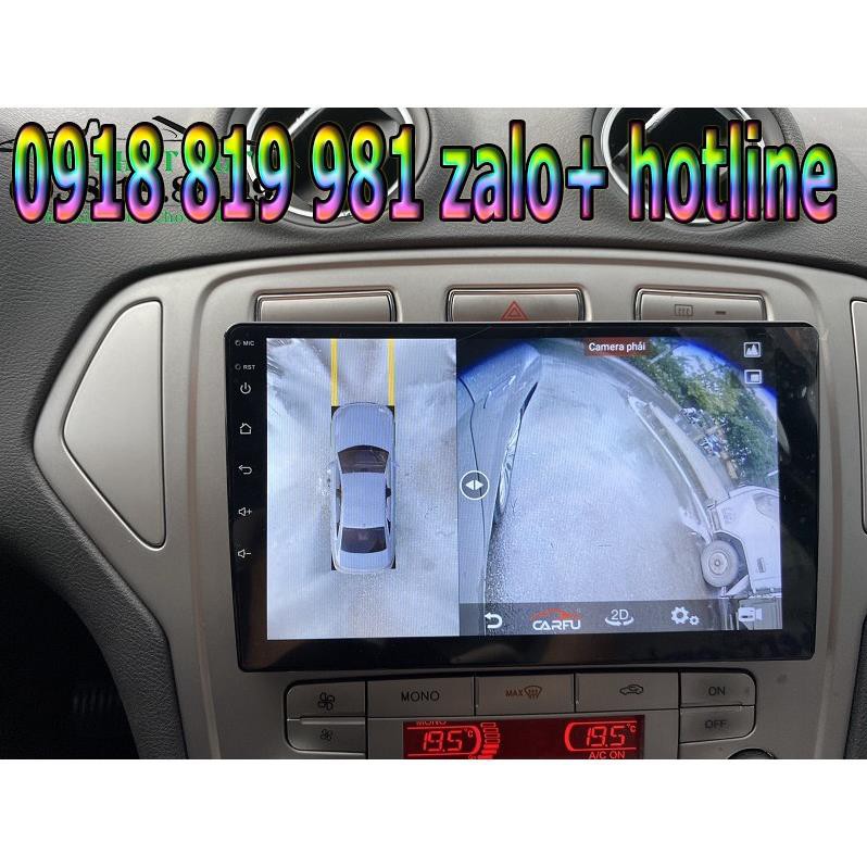 [GIẢM 30%] MÀN HÌNH ANDROID CARFU TÍCH HỢP CAMERA 360 RAM 2/32 CHIP 8 NHÂN | BigBuy360 - bigbuy360.vn