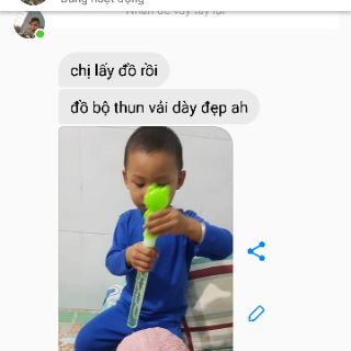 Combo 3 bộ Bộ thun cotton borip cho bé