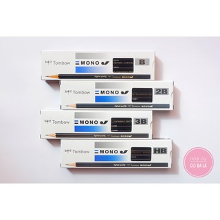 Bút Chì gỗ phác thảo Tombow MONO-J (Size HB/B/2B/3B)