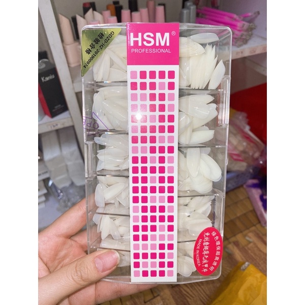Móng úp HSM tròn nhọn ngắn