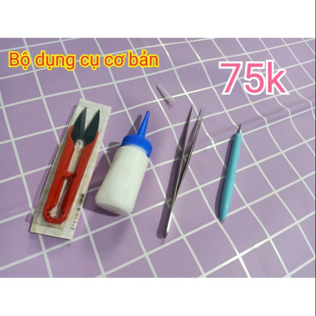 Dụng cụ, giấy sợi Quilling tự chọn