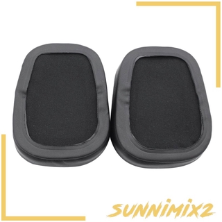 1 Set Ear Pads Cushion Leather Foam Cover for Logitech G533 G933 Headphones