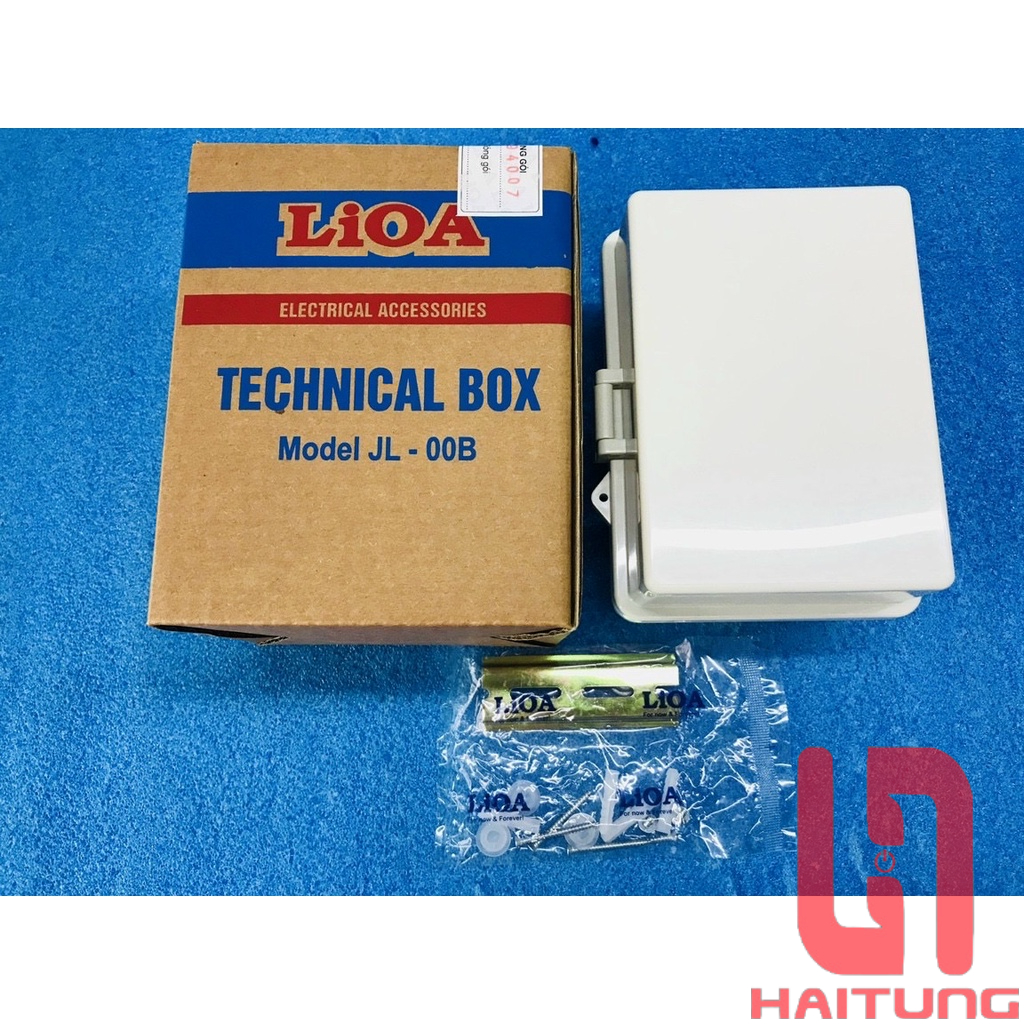 Hộp nhựa kỹ thuật Lioa JLB, Tủ điện kín nước Lioa JL00B, Nhựa ABS chắc chăn, Tặng Kèm Phụ Kiện - Thiết bị điện Hai Tùng