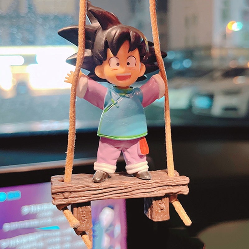 Dây Treo Trang Trí Gương Chiếu Hậu Xe Hơi Hình Nhân Vật Son Goku Dễ Thương