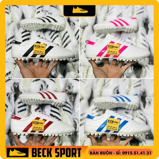 Giày Phủi 3 Sọc Loại 1 - Beck Trắng Sọc Các Màu