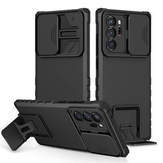 Ốp Điện Thoại Bảo Vệ Camera Chống Sốc Mẫu Mới Có Giá Đỡ Kéo Cho Samsung Galaxy Note 20 / Note 20 Ultra 5G