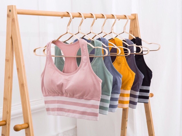 Áo bra, croptop Hàn siêu co giãn, thời trang Hàn 999