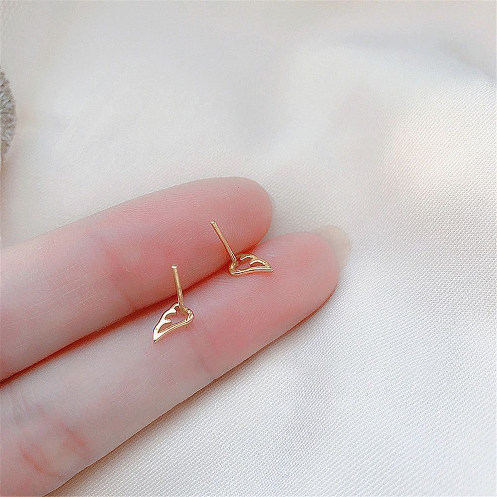 Bông tai hình cánh thiên thần mini nhiều màu sắc thời trang MIHAN1