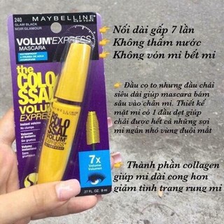 MASCARA - CHUỐT MI MAYBELINE