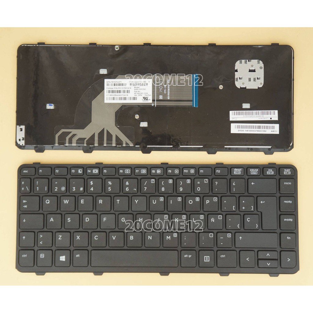 (KEYBOARD) BÀN PHÍM LAPTOP HP PROBOOK 440  dùng cho ProBook 430 G2, 440 G0, 440 G1, 440 G2, 445 G1, 640 G1, 645 G1