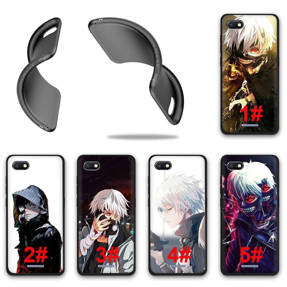 Ốp điện thoại bằng silicone TPU hình anime Tokyo Ghouls cho Xiaomi Redmi 5 5A 6 6A 7 Go S2 Note 5 Pro 6 Pro 7 Pro