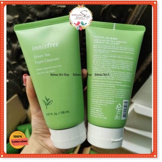 SỮA RỬA MẶT GREEN TEA CLEANSING FOAM INNISFREE
