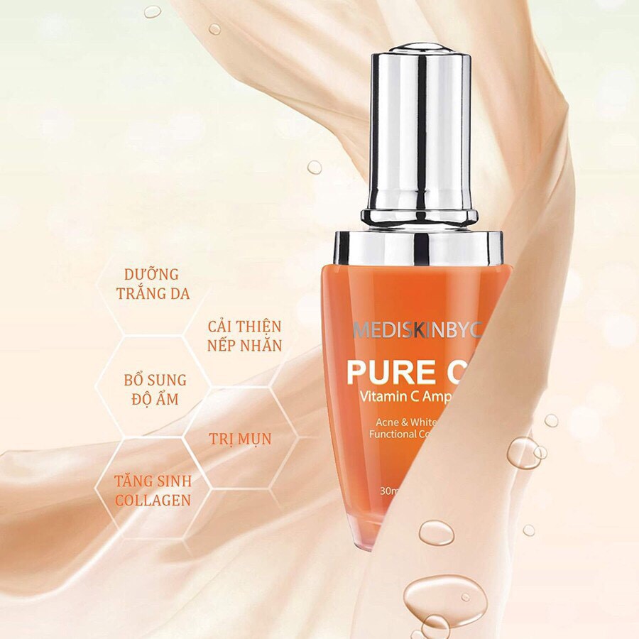 Tinh chất MediskinbyC Pure C+ Vitamin C Ampoule