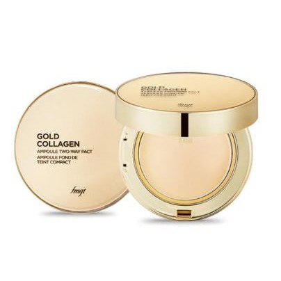 [Mẫu mới] Phấn Phủ The Face Shop Gold Collagen Ampoule Two-way Pact SPF30++