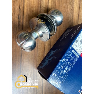 Khoá WC Huy Hoàng TNTEX, khoá tròn nhà vệ sinh, đấm tròn không dùng chìa