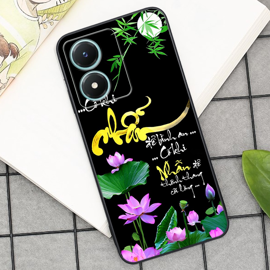 Ốp lưng Vivo Y02S in hình chữ tài chữ lộc, Cha Mẹ, bình an SIÊU ĐẸP