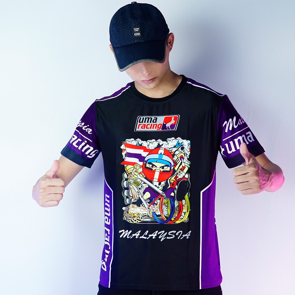 Áo thun nam cao cấp Uma Racing thun cotton