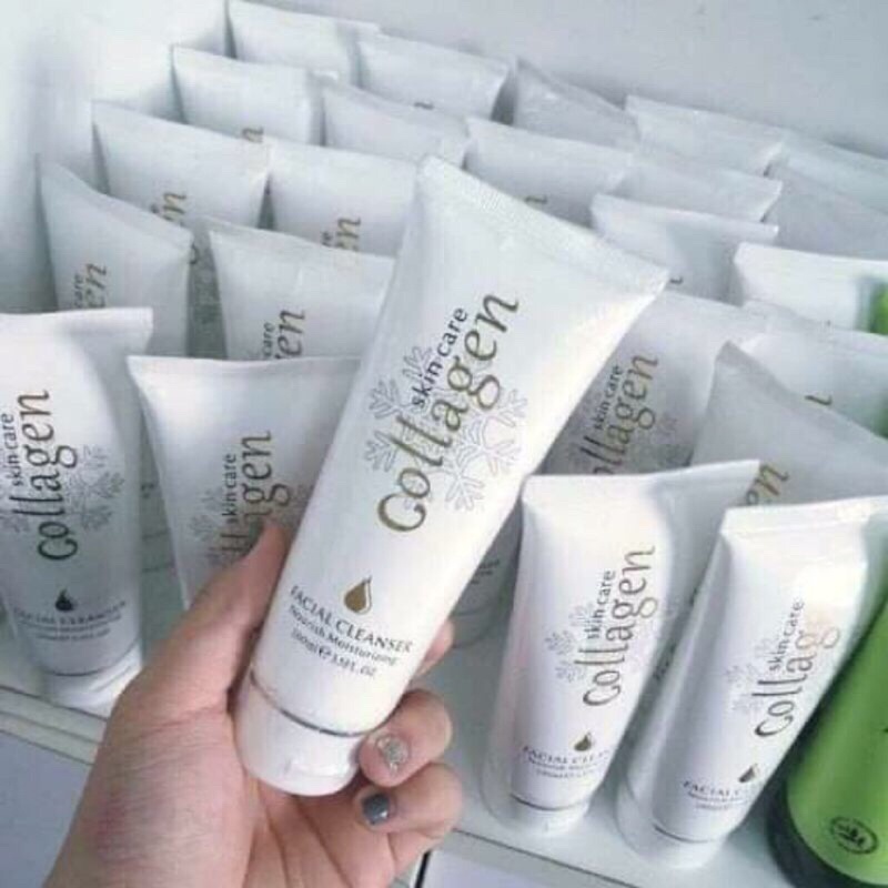 Sữa rửa mặt trắng sáng ngăn ngừa lão hoá Collagen Doleme 100ml