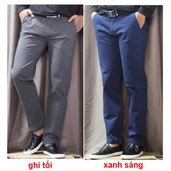 [BIG SIZE] Quần Kaki Dài nam, dáng thời trang, trẻ trung, lịch sự, giá rẻ, chất vải mềm, mặc thoải mái