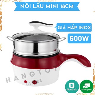 Nồi Lẩu Điện Đa Năng 18cm Kèm Giá Hấp Có Tay Cầm Tiện Dụng
