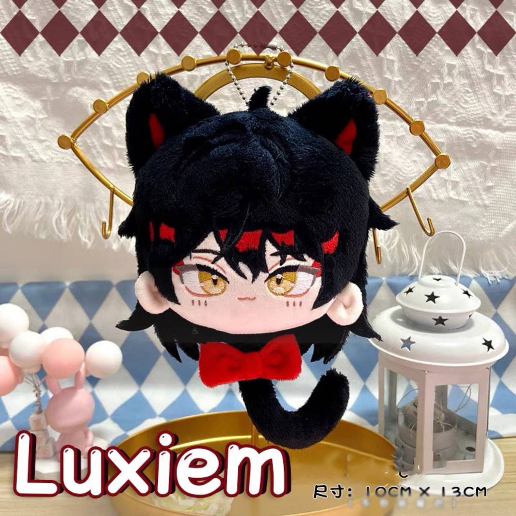 Móc Khóa Hình Búp Bê Nhồi Bông Luxiem NS3 Luxiem Vox Mysta Shu Ike Luca NIJISANJI