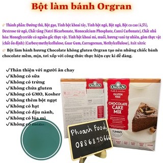 Bột làm bánh Orgran