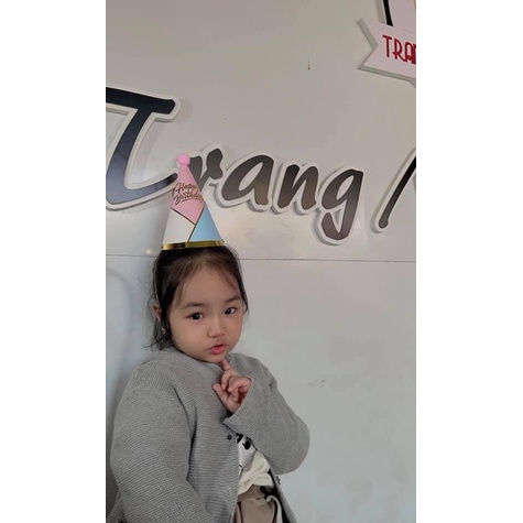 Combo 5 nón sinh nhật ép kim