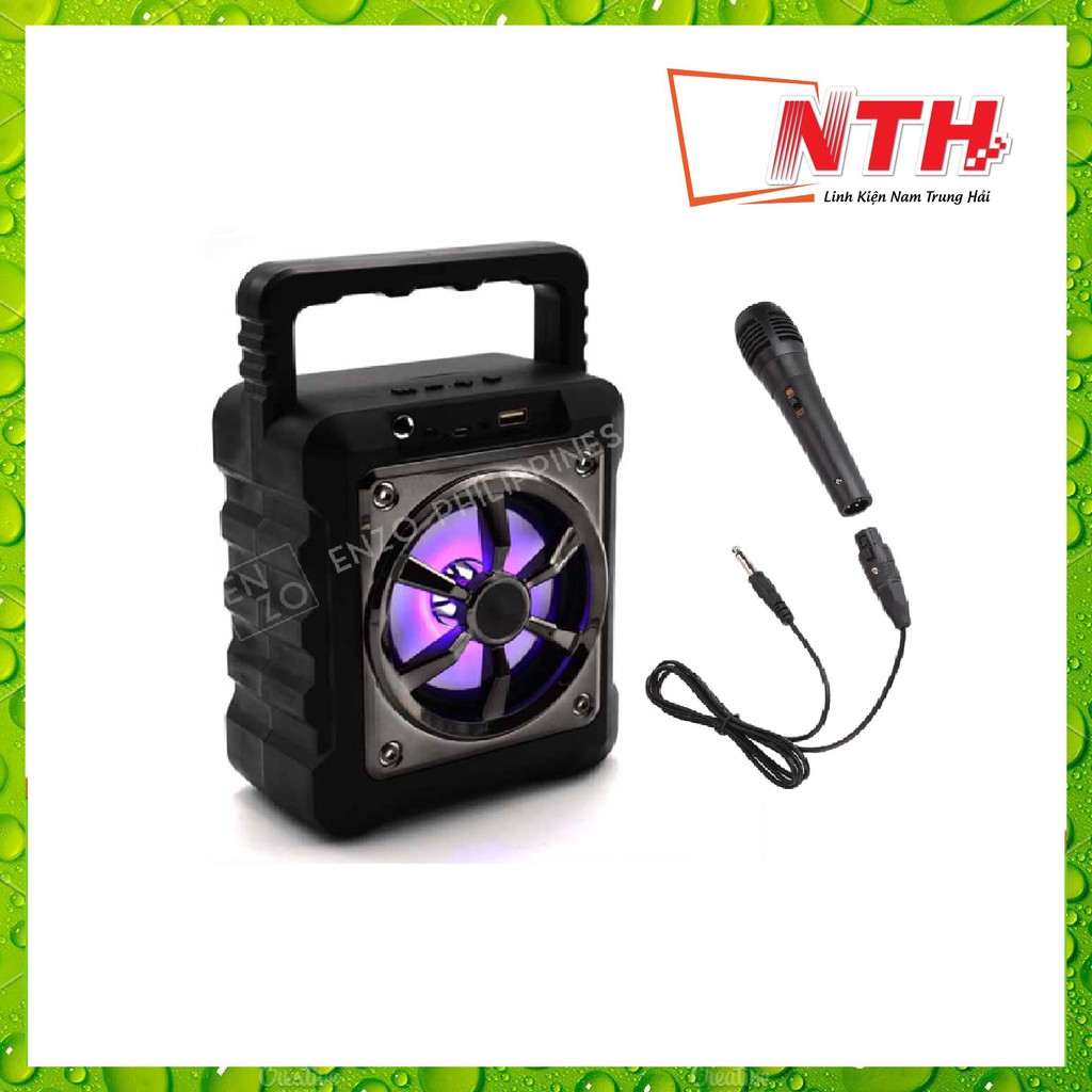 Loa Bluetooth Bs-106A/B tặng mic dây