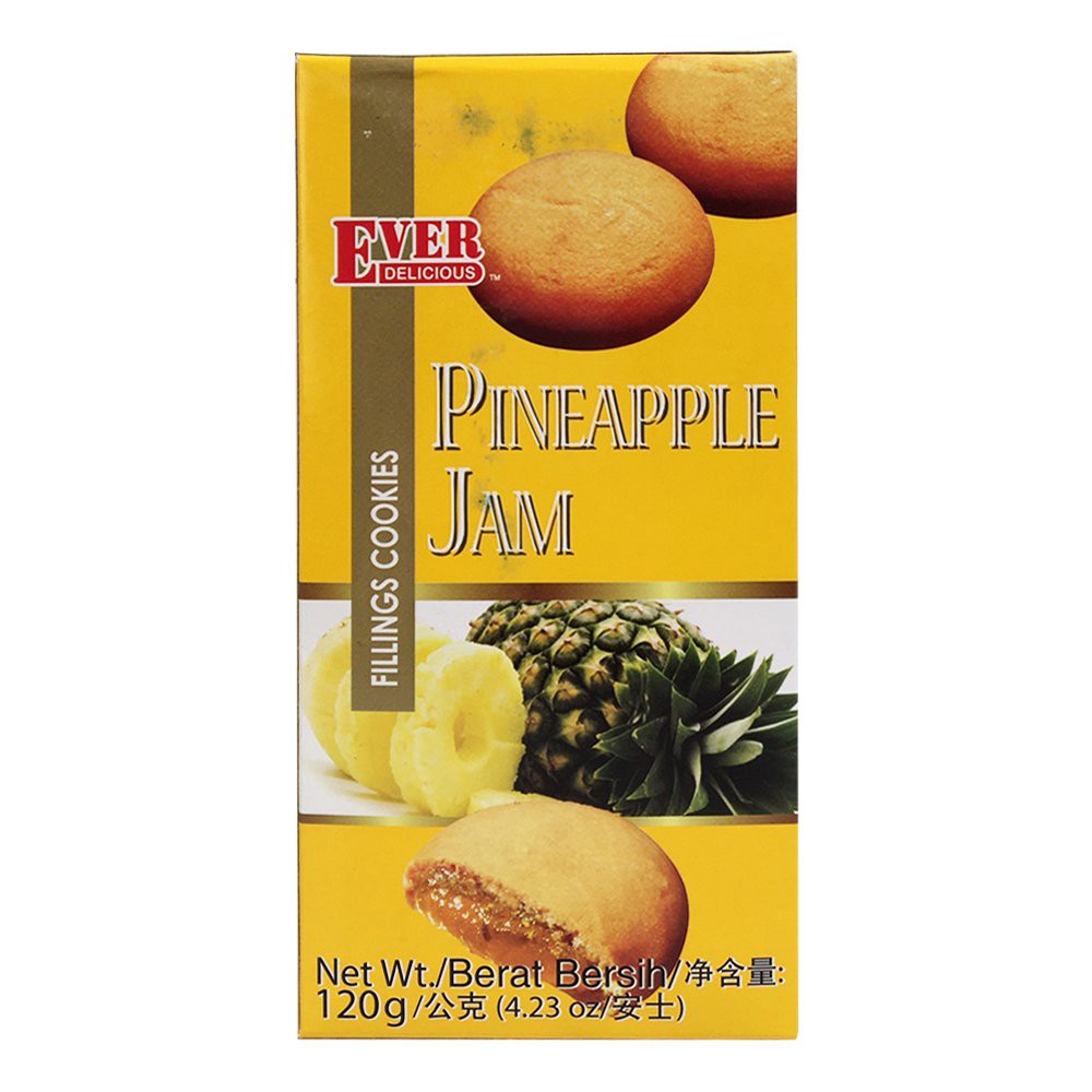 Bánh Quy Nhân Mứt Dứa Ever Pineapple Jam Fillings Cookies 120g