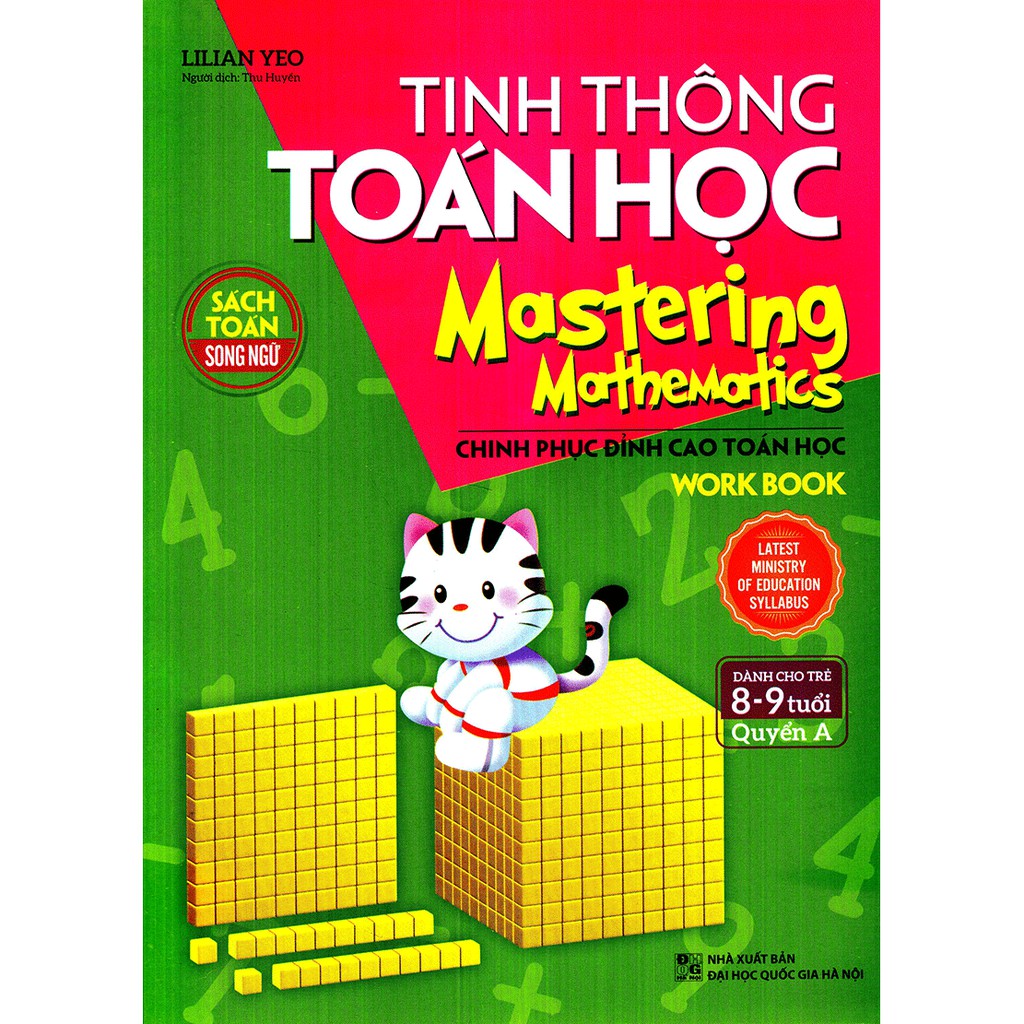 Sách: Combo Mastering Mathematics - Tinh Thông Toán Học Dành Cho Trẻ 8 - 9 Tuổi Quyển A + B