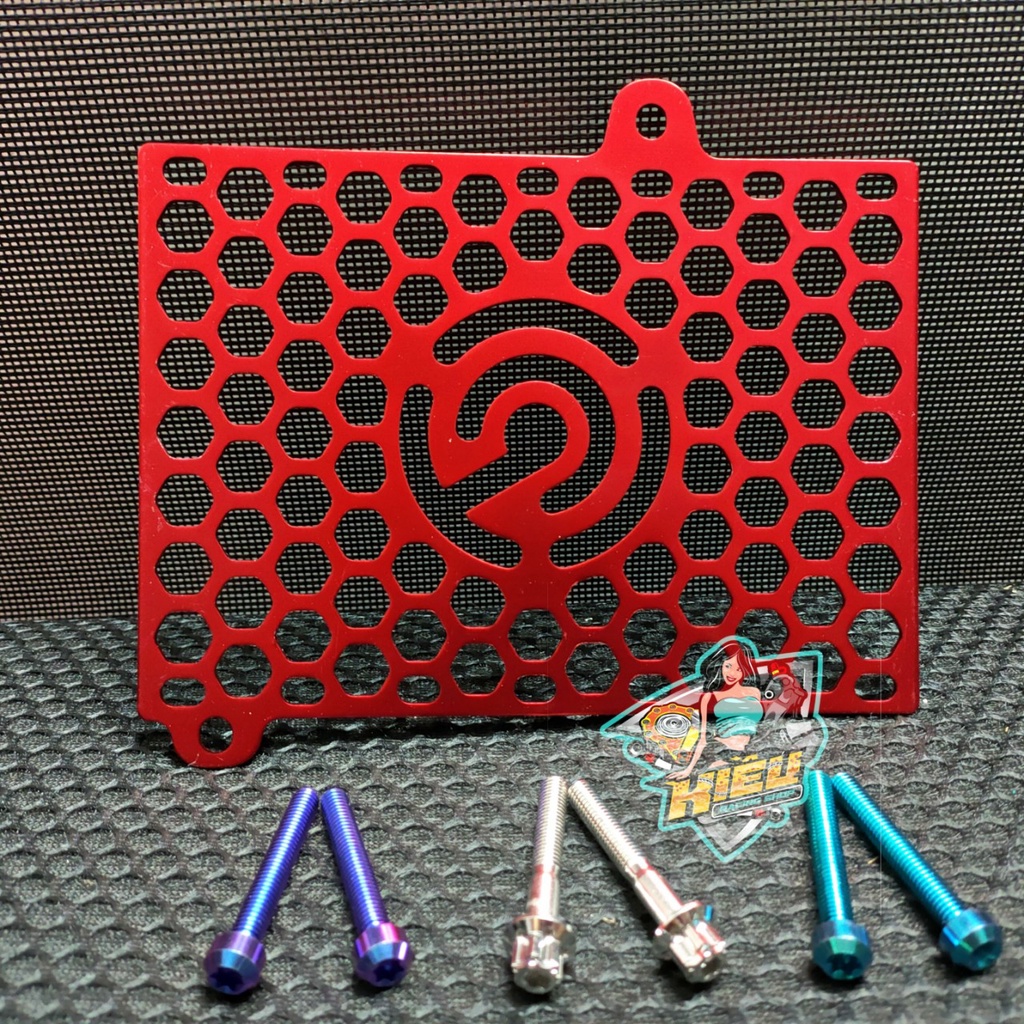 Che Két Nước Titan Và Nhôm CNC Gắn Cho Xe Winner V3